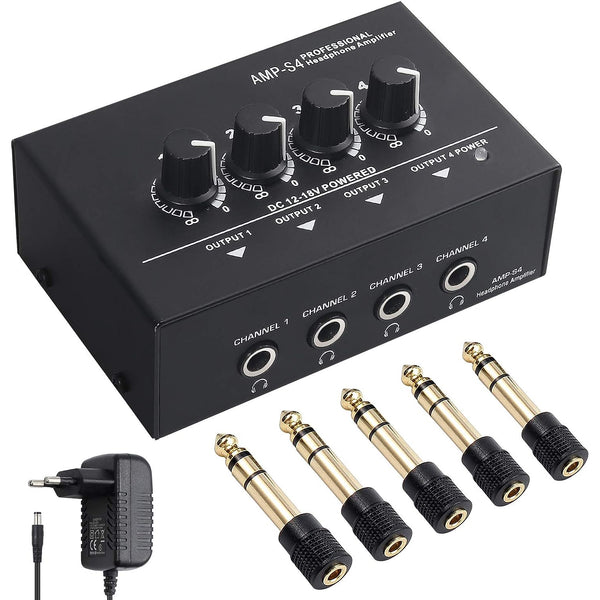Neoteck Portable 4-Channel Stereo Headphone Amplifier