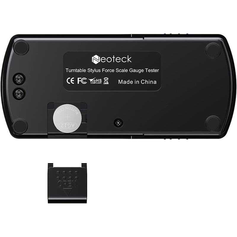 Neoteck Digital Turntable Stylus Force Scale Gauge 0.01g/5.00g LCD Bac