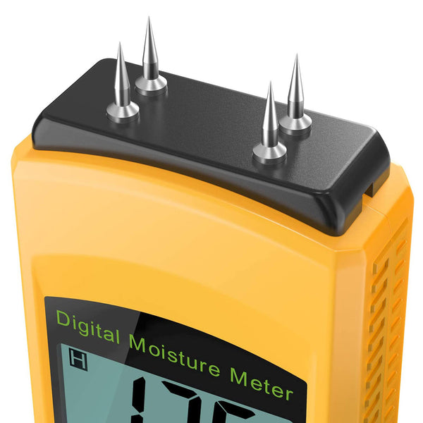 Neoteck Moisture Meter 4 Pin Digital Moisture Meter Damp Detector