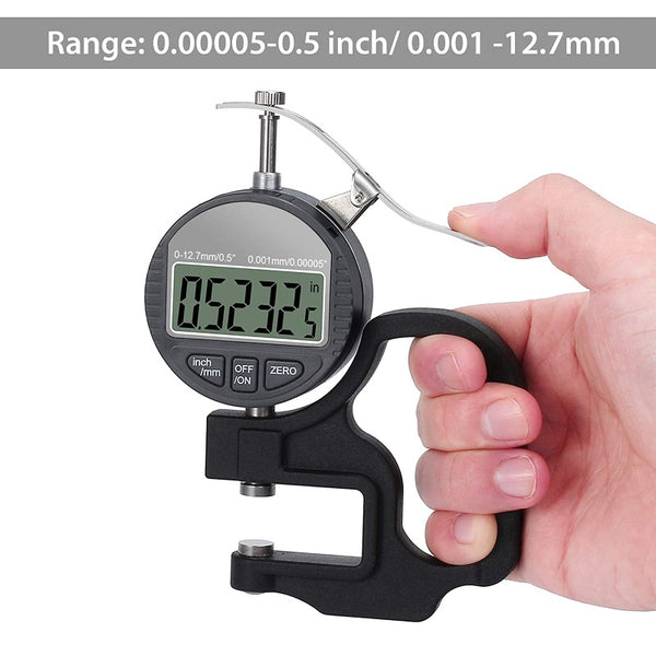 Neoteck Portable Digital Thickness Gauge 0-12.7mm