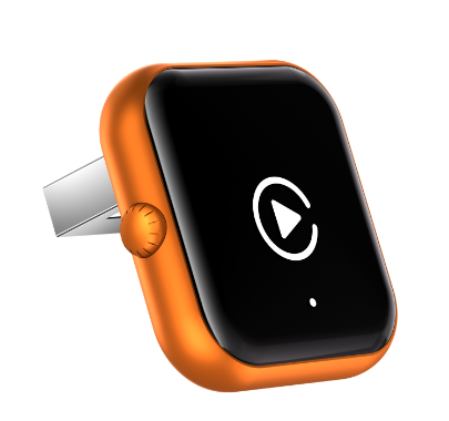 Wireless carplay Adapter orange