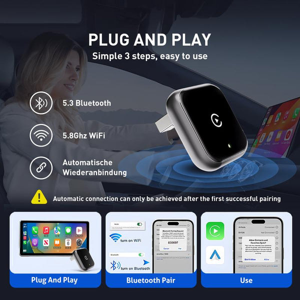 Wireless carplay Adapter