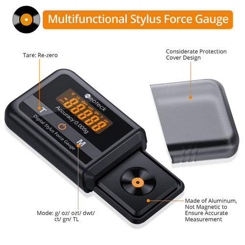 Neoteck LCD Digital Tracking Cartridge Scale Force Turntable Stylus Gauge 0.005g