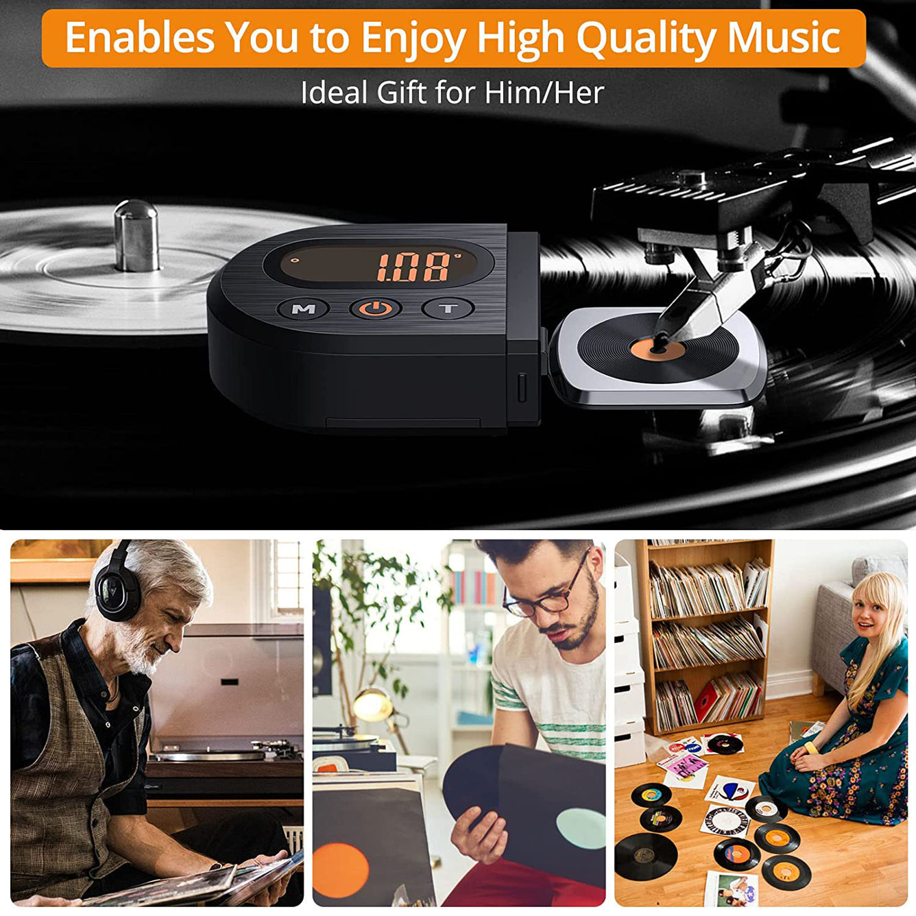 Neoteck Upgraded Digital Turntable Stylus Force Scale Gauge 0.01g/5.00