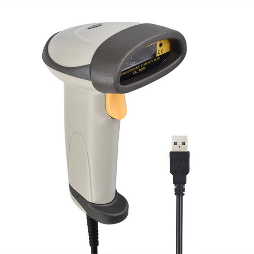 Neoteck USB Barcode Scanner Handhold POS Laser Barcode Reader w/ Stand USB Cable