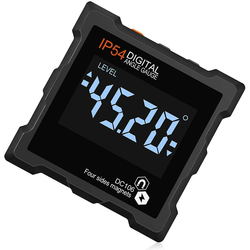 Neoteck Digital Angle Gauge with 4 Magnetic Fates and EBTN Backlight