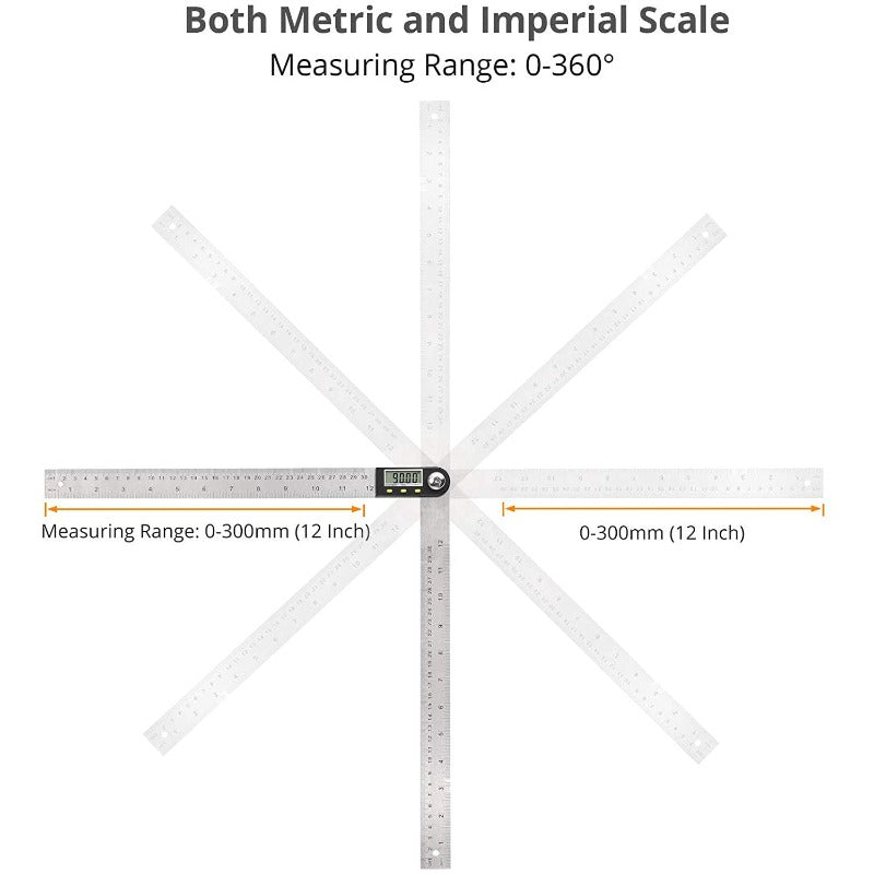 Neoteck Multiple Specifications Digital Angle Finder Ruler