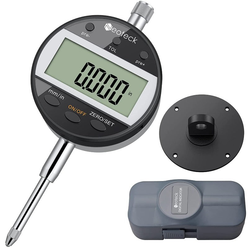 Neoteck Digital Dial Indicator with Tolerance Function 0-25.4mm/1
