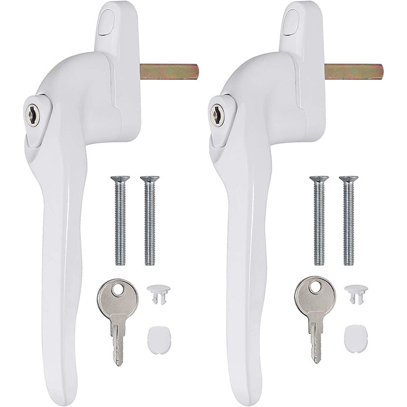 Neoteck 2 Pack Left Right 40mm Cranked Window Handle Universal Espag Key