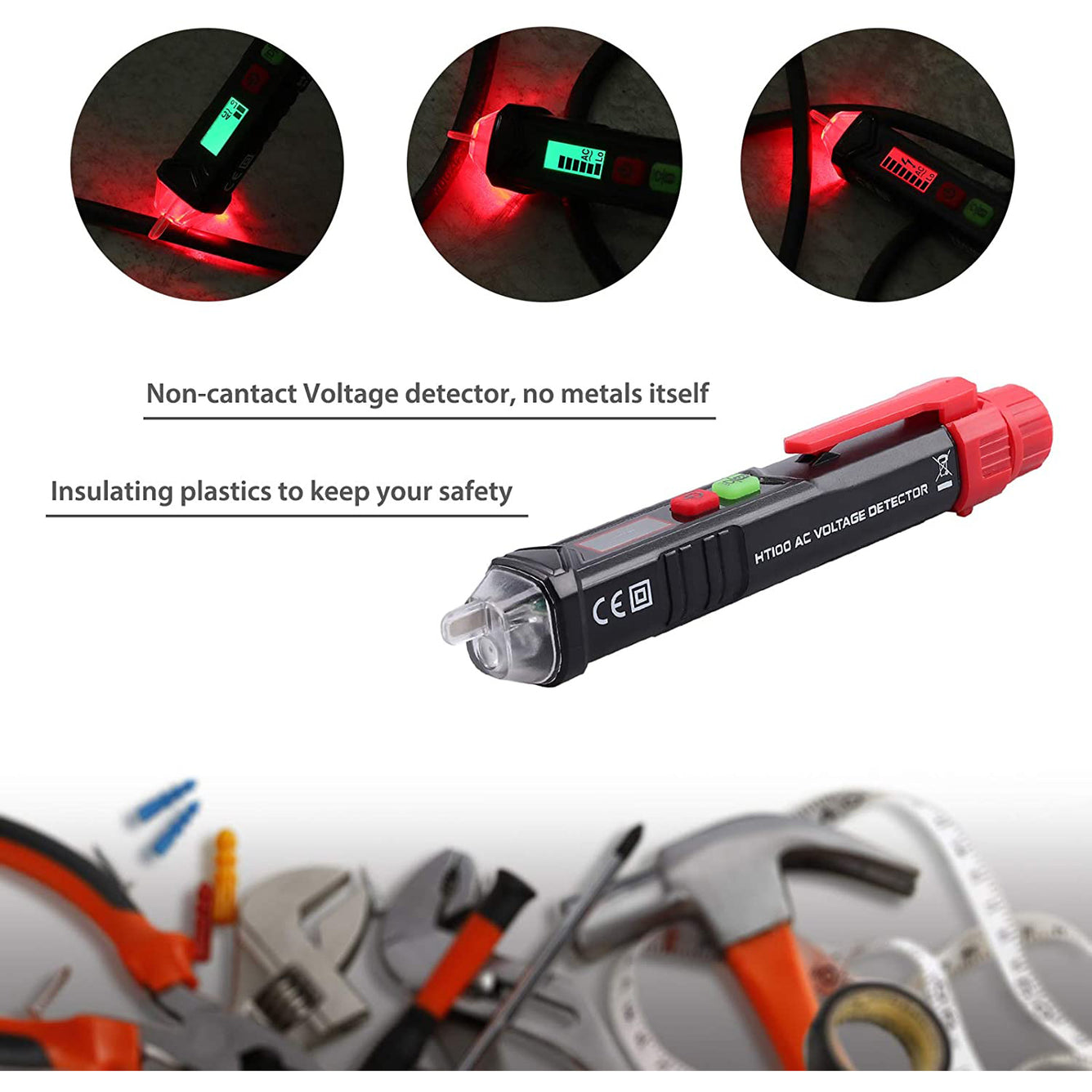 Neoteck Professional Non-Contact AC Voltage Tester Pen