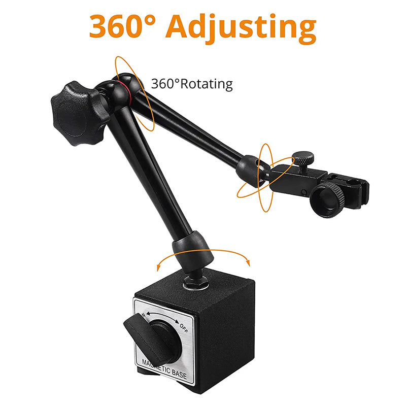 Neoteck Magnetic Base Stand for Digital Dial Indicator Gauge 176lbs/80