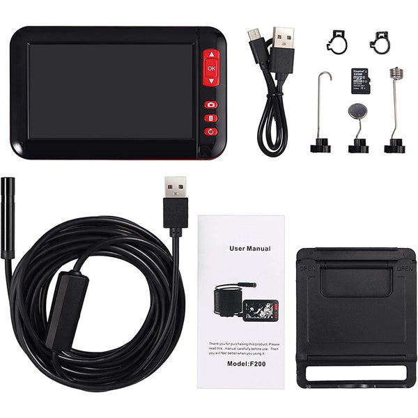 Neoteck Industrial Endoscope Inspection Camera HD 4.3 Inch