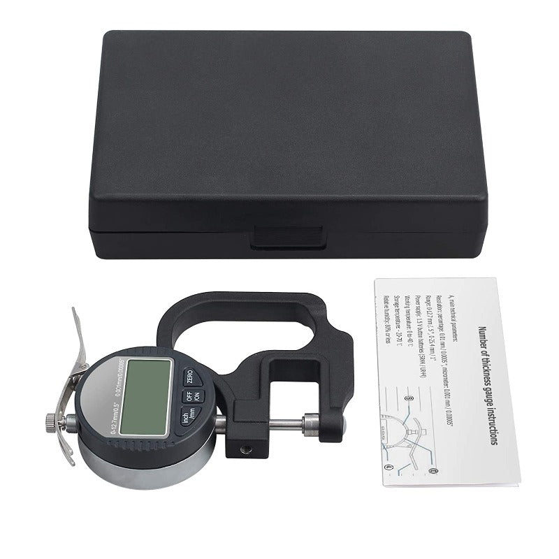 Neoteck Portable Digital Thickness Gauge 0-12.7mm