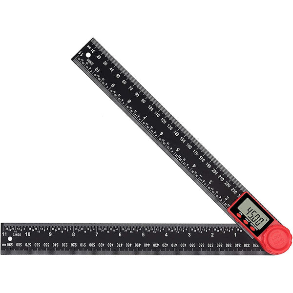 Neoteck Digital Angle Finder Ruler 11-Inch 300mm Protractor Angle Gauge