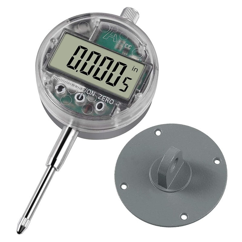 Neoteck Rechargeable Digital Dial Indicator Gauge Transparent