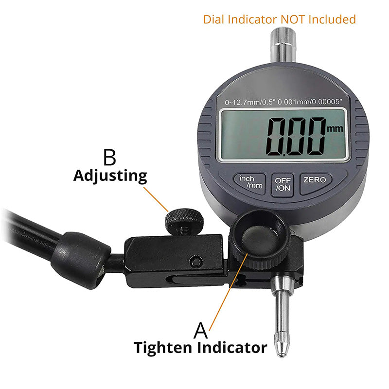 Neoteck Magnetic Base Stand for Digital Dial Indicator Gauge 176lbs/80